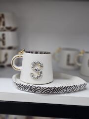 ZEBRA DESENLİ MUG  S [tabaklı]