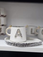 ZEBRA DESENLİ MUG  A  [tabaklı]