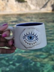 GÖZ MUG [içi lacivert]